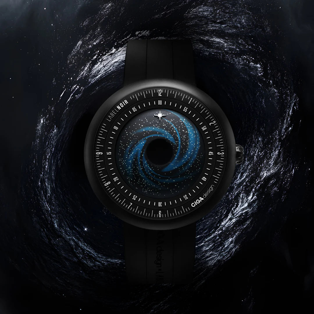 CIGA design Automatic Watch Blue Planet II · Black Star Edition