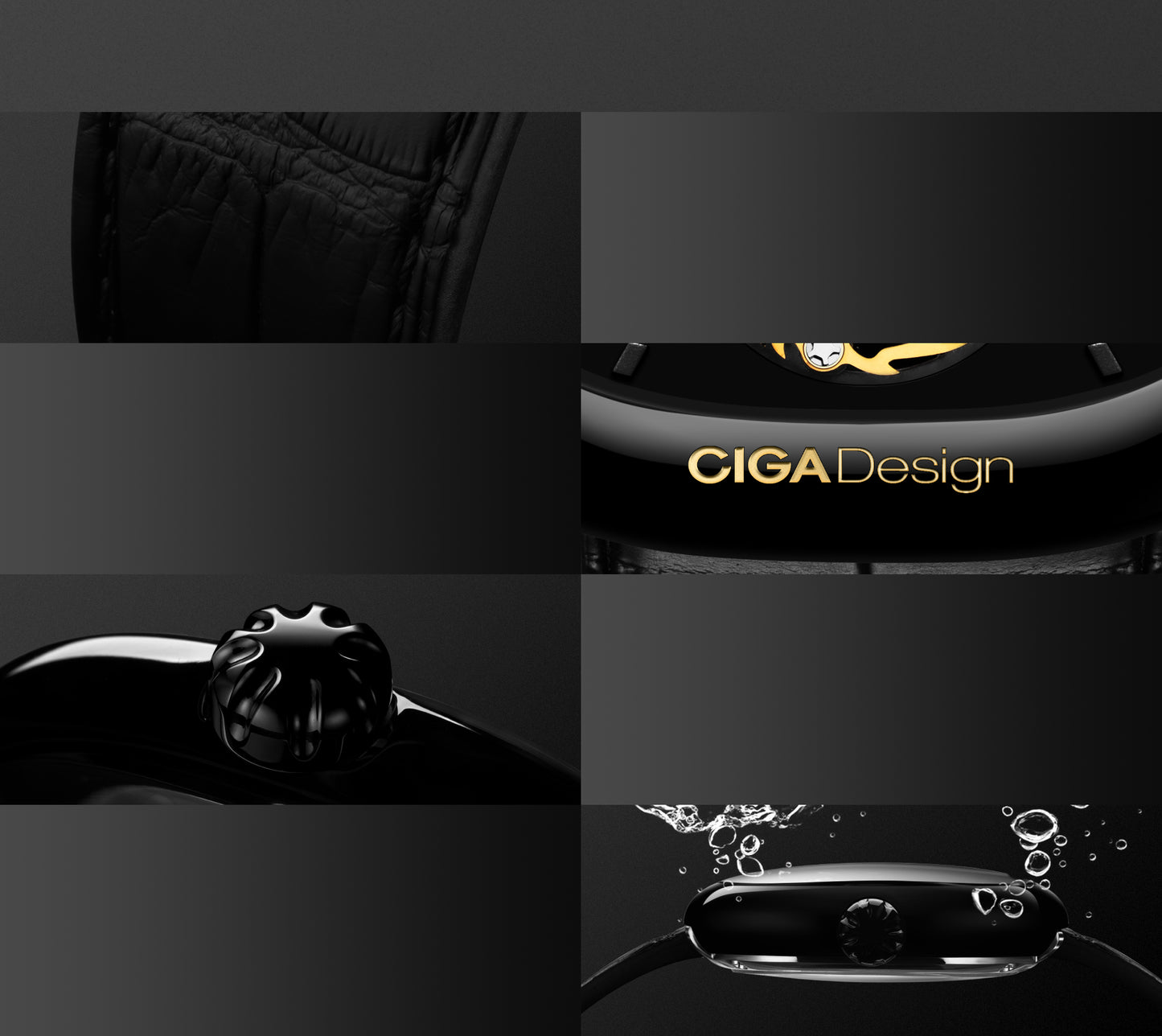 CIGA design Mechanical Watch Tourbillon Chinese Zodiac The Year of Dragon
