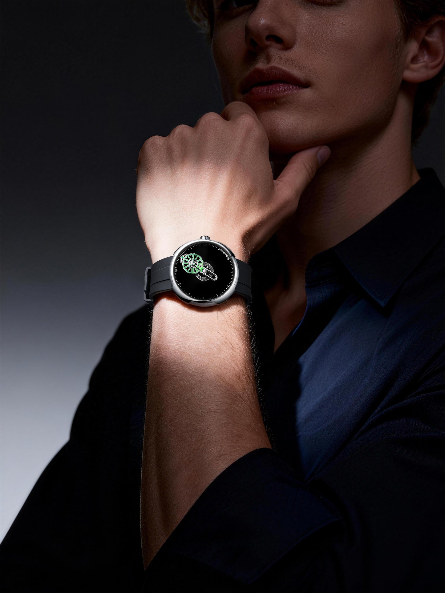 CIGA design AUTOMATIC WANDERING HOUR WATCH · TIME CIPHER