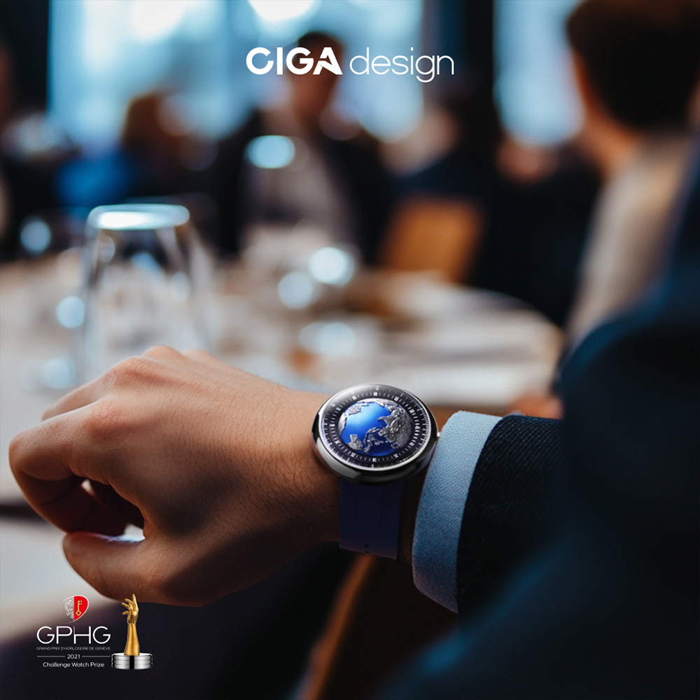 CIGA design Mechanical Watch Blue Planet II