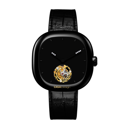 CIGA design Mechanical Watch Tourbillon Chinese Zodiac The Year of Dragon