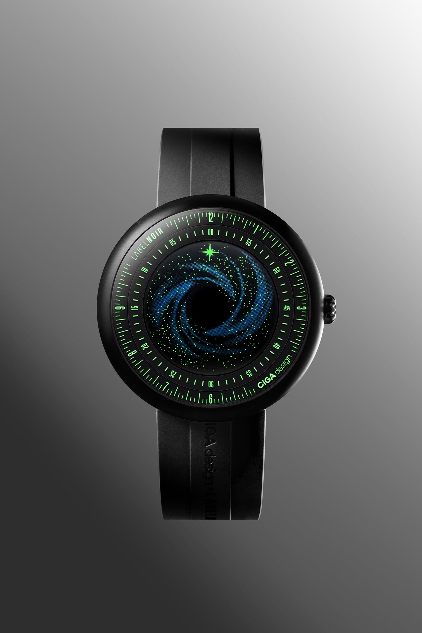 CIGA design Automatic Watch Blue Planet II · Black Star Edition
