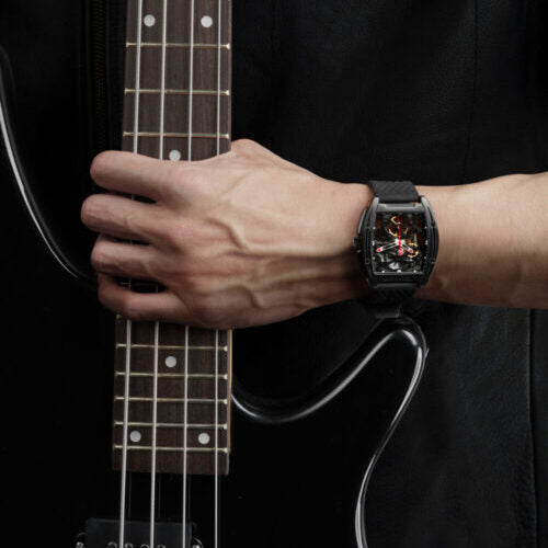 Z Series DLC Automatic Mechanical Skeleton Wristwatch