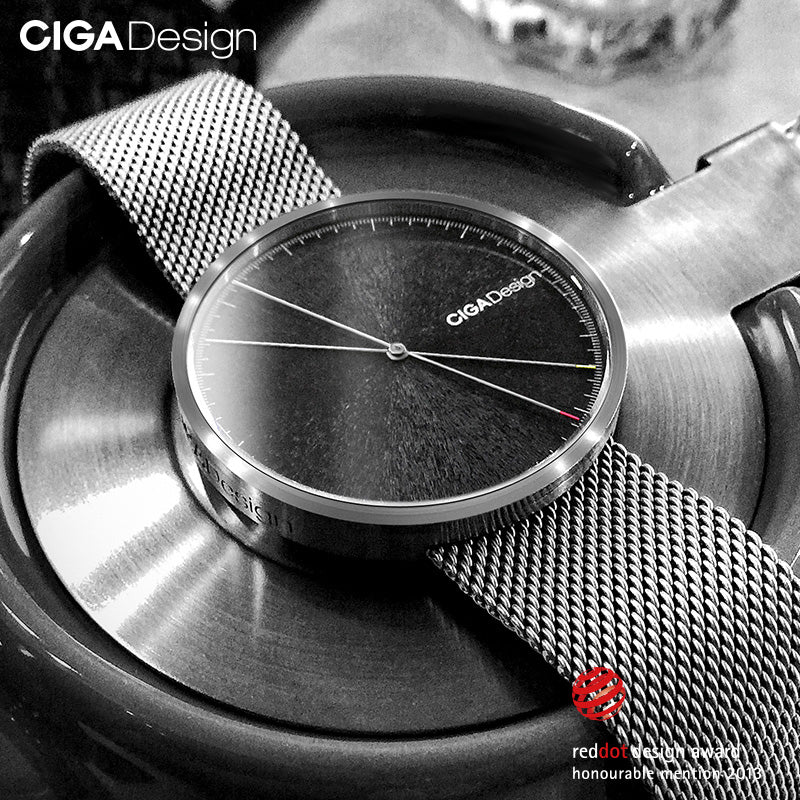 QX Series Double Hand II Quartz Stainless Steel Dark Silver