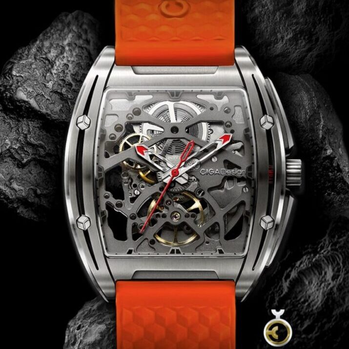Z-Series Titanium Automatic Mechanical Skeleton Wristwatch