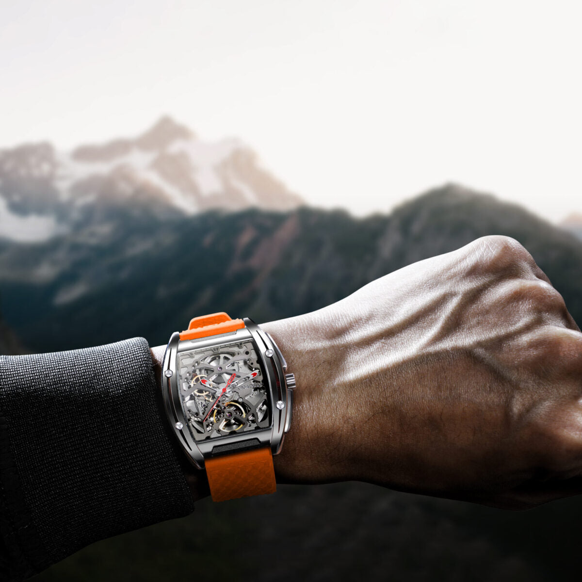 Z-Series Titanium Automatic Mechanical Skeleton Wristwatch