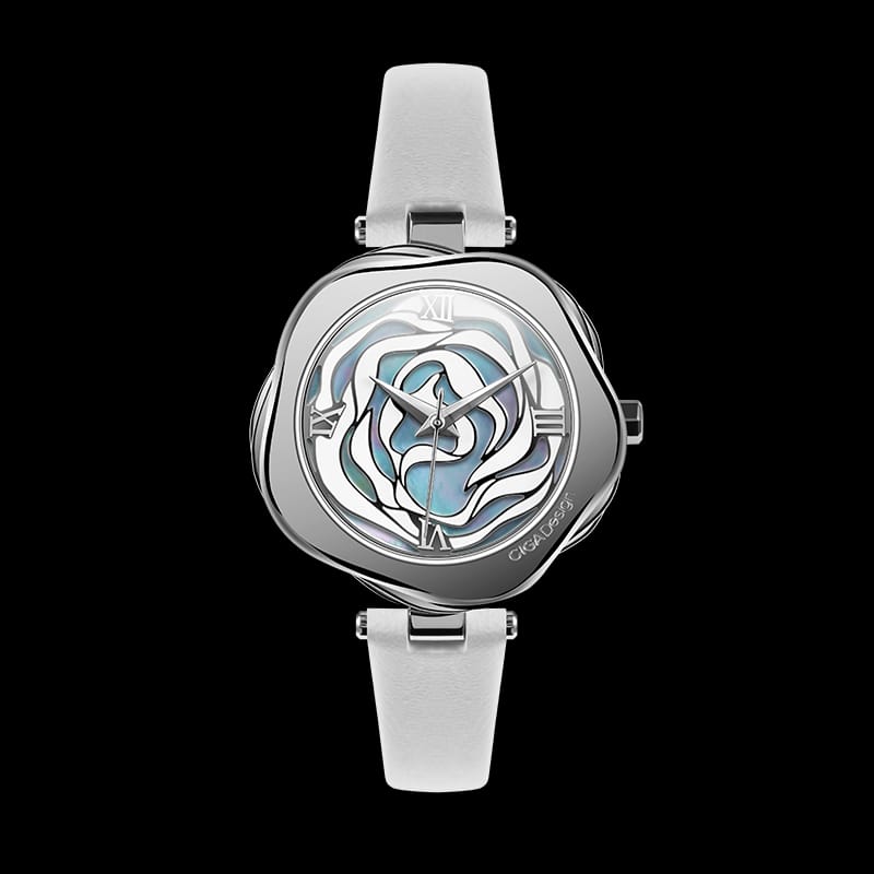 R Series Danish Rose Quartz Wristwatch For Women