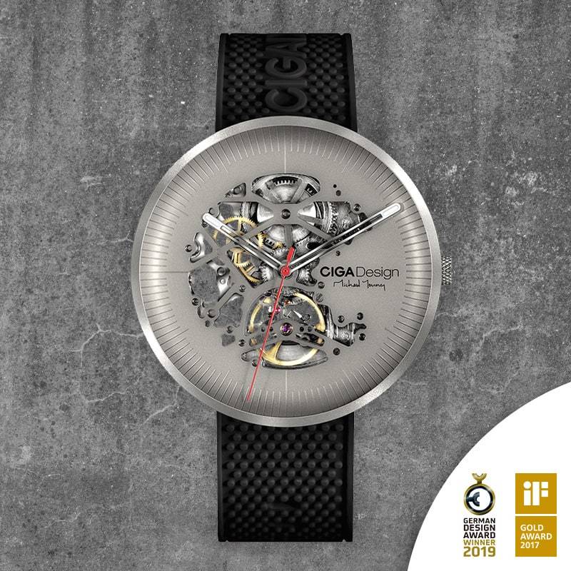 Michael Young Titanium Automatic Mechanical Wristwatch