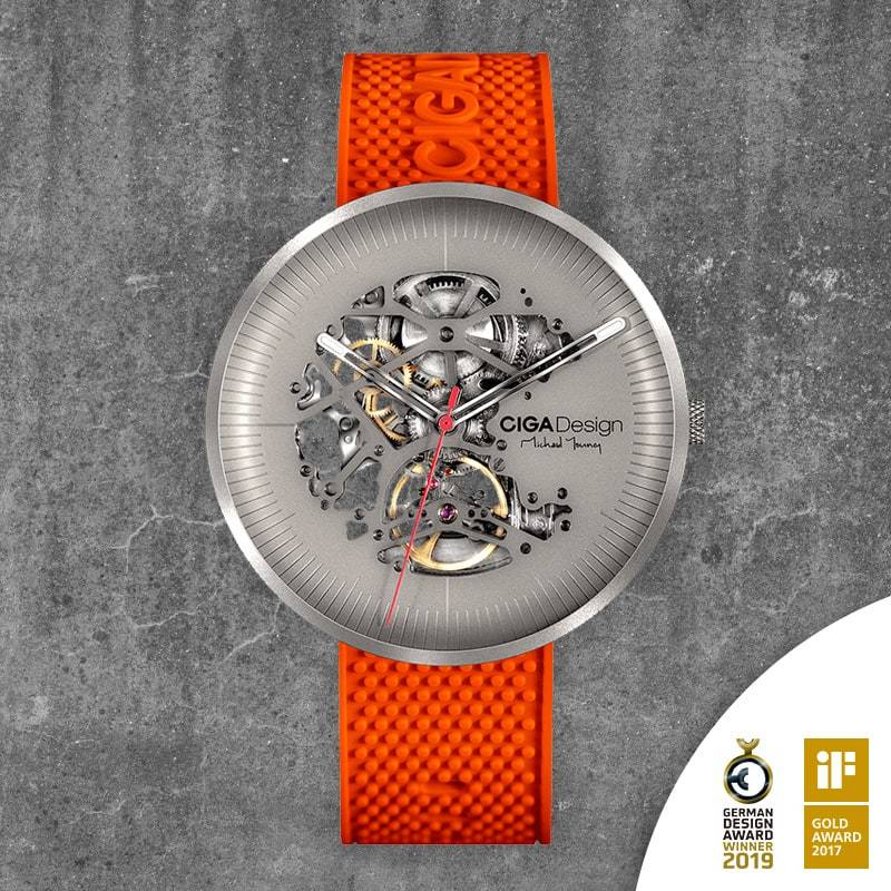Michael Young Titanium Automatic Mechanical Wristwatch