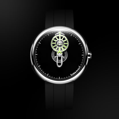 CIGA design AUTOMATIC WANDERING HOUR WATCH · TIME CIPHER