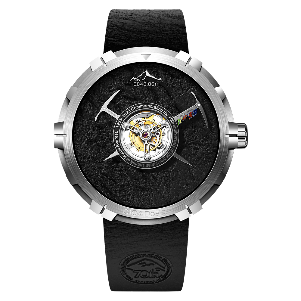 CIGA design Central Tourbillon Watch · Everest 70th Anniversary Edition