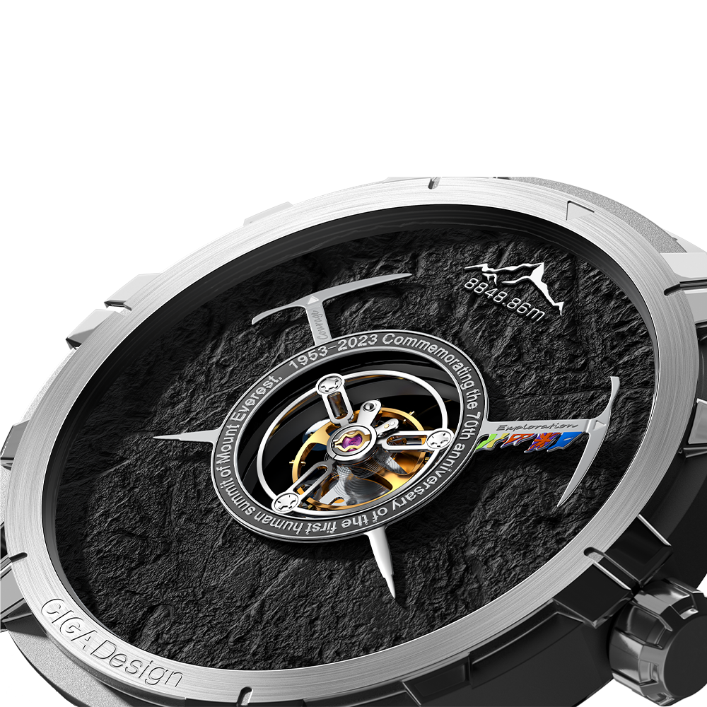 CIGA design Central Tourbillon Watch · Everest 70th Anniversary Edition