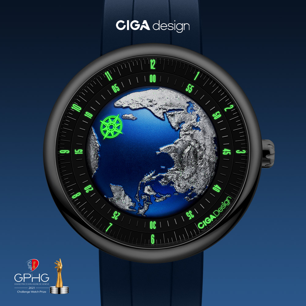 CIGA design Mechanical Watch Blue Planet II