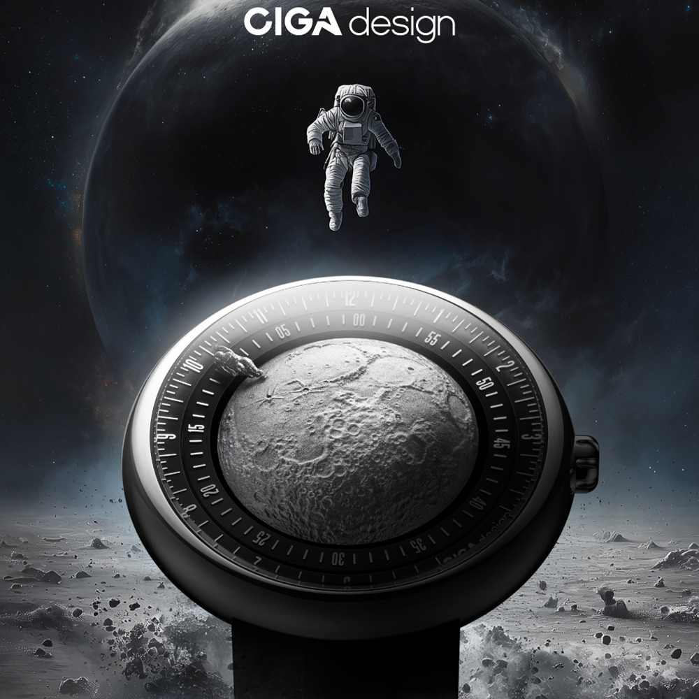 CIGA design Automatic Watch · Moon Walker Edition