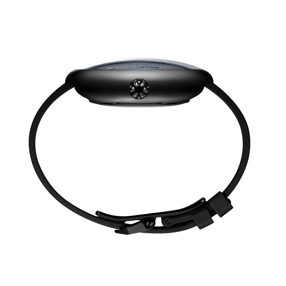 CIGA design x Label Noir Automatic Watch Blue Planet II · Black Star Edition