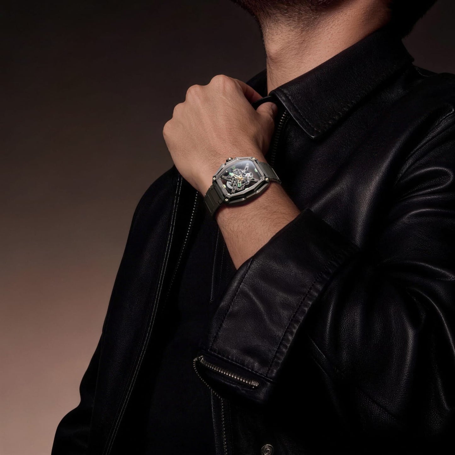 CIGA design SKELETON AUTOMATIC WATCH HUNTER VINTAGE
