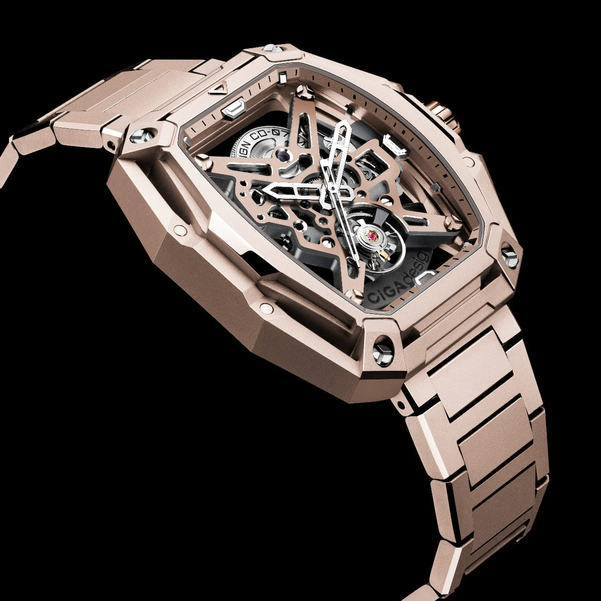CIGA design SKELETON AUTOMATIC WATCH HUNTER VINTAGE