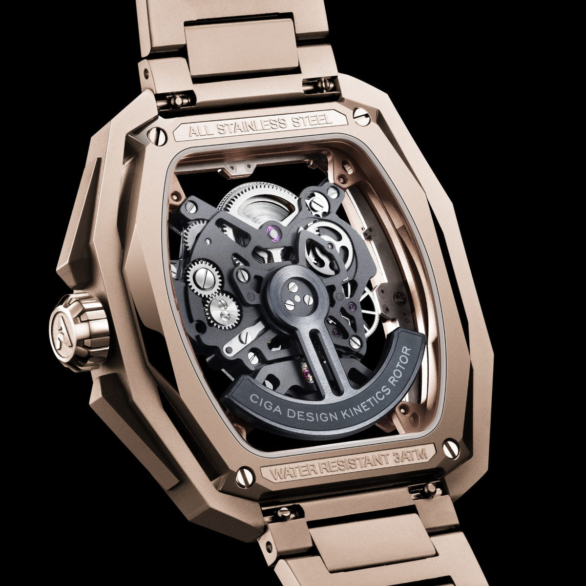 CIGA design SKELETON AUTOMATIC WATCH HUNTER VINTAGE