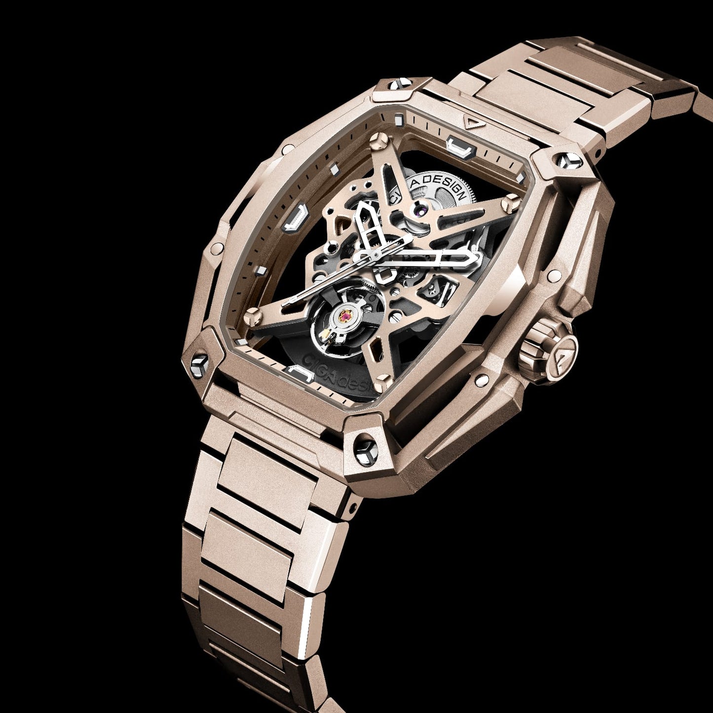CIGA design SKELETON AUTOMATIC WATCH HUNTER VINTAGE
