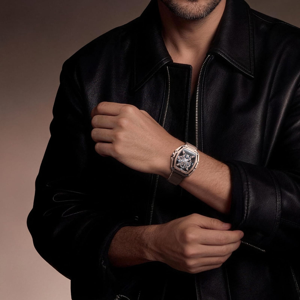 CIGA design SKELETON AUTOMATIC WATCH HUNTER VINTAGE
