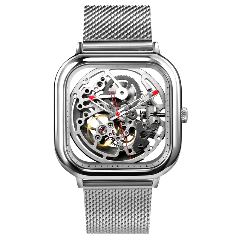 Ciga Design Full Hollow Automatic Mechanical Skeleton Wristwatch
