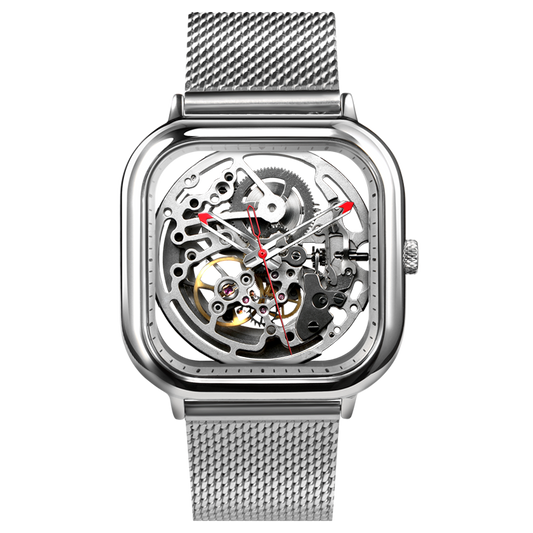 Ciga Design Full Hollow Automatic Mechanical Skeleton Wristwatch