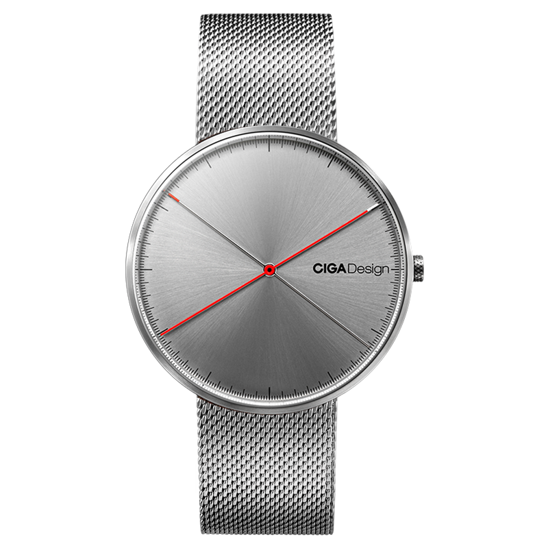 QX Series Double Hand II Quartz Stainless Steel Silver