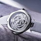R Series Danish Rose Automatic Mechanical Skeleton Wristwatch