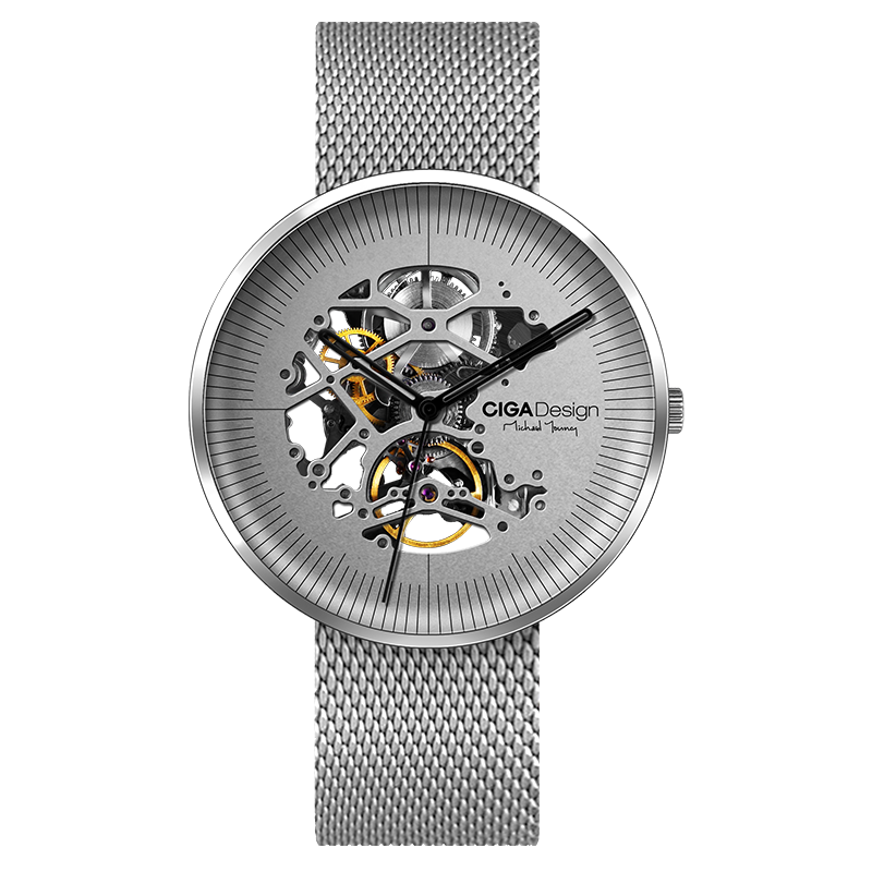 Michael Young Series Automatic Mechanical Skeleton Wristwatch