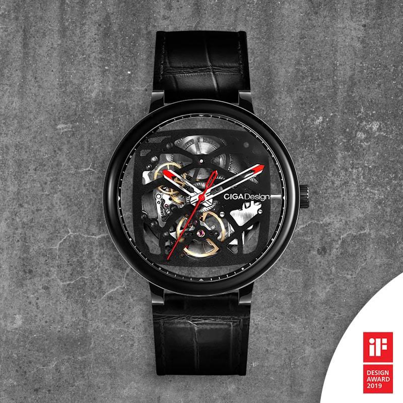 Fang Yuan Automatic Mechanical Skeleton Wristwatch