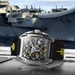 Aircraft Carrier Automatic Mechanical Skeleton Wristwatch